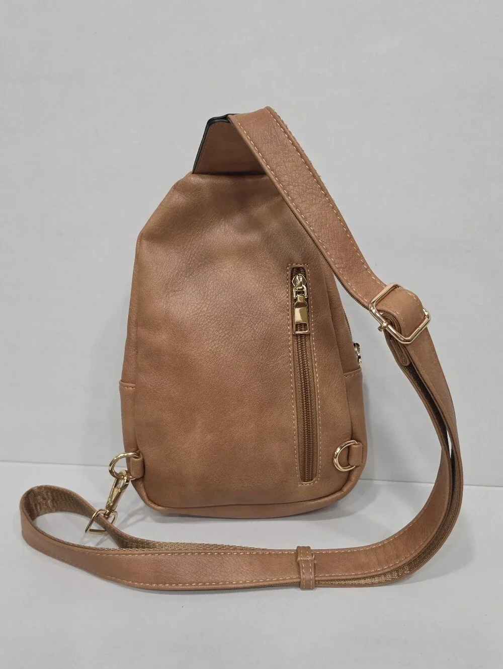 Telena Small Sling Bag for Women Leather Crossbody Fanny Packs Chest Bag for Wom